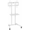 Стойка для телевизора Cactus CS-ST04 белый 37"-70" макс.68кг напольный мобильный
