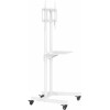 Стойка для телевизора Cactus CS-ST04 белый 37"-70" макс.68кг напольный мобильный