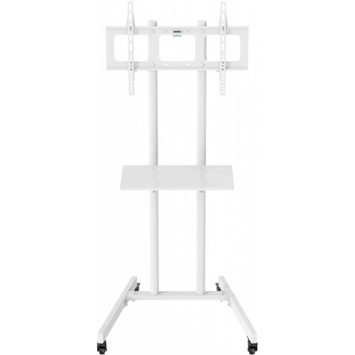 Стойка для телевизора Cactus CS-ST04 белый 37"-70" макс.68кг напольный мобильный
