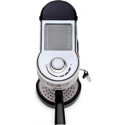 Кофеварка рожковая Vitek VT-1515 1350Вт серебристый