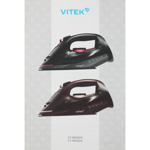 Утюг Vitek VT-IRN1204 2400Вт бордовый