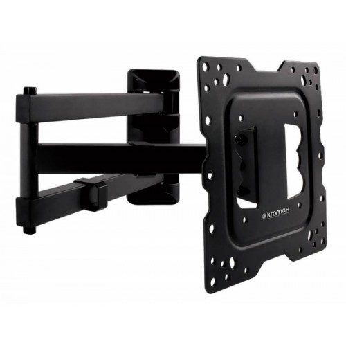 Кронштейн для телевизора Kromax DIX-18 черный 22"-65" макс.40кг настенный поворот и наклон