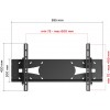 Кронштейн для телевизора Holder PTS-4006 черный 32"-60" макс.40кг настенный наклон