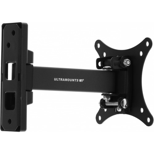 Кронштейн для телевизора Ultramounts UM874 черный 13"-27" макс.20кг настенный поворот и наклон