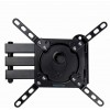 Кронштейн для телевизора Kromax DIX-14 черный 15"-42" макс.20кг настенный поворотно-выдвижной и наклонный