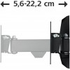 Кронштейн для телевизора Hama H-118113 черный 10"-26" макс.15кг настенный поворот и наклон