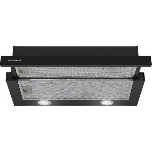 Вытяжка встраиваемая Maunfeld VS Light 50 черный управление: кулисные переключатели (1 мотор)