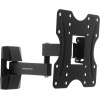 Кронштейн для телевизора Ultramounts UM899 черный 23"-43" макс.20кг настенный поворотно-выдвижной и наклонный