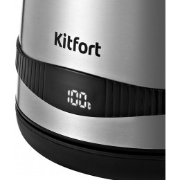 Чайник электрический Kitfort КТ-6121-5 1.7л. 2200Вт серебристый корпус: металл/пластик