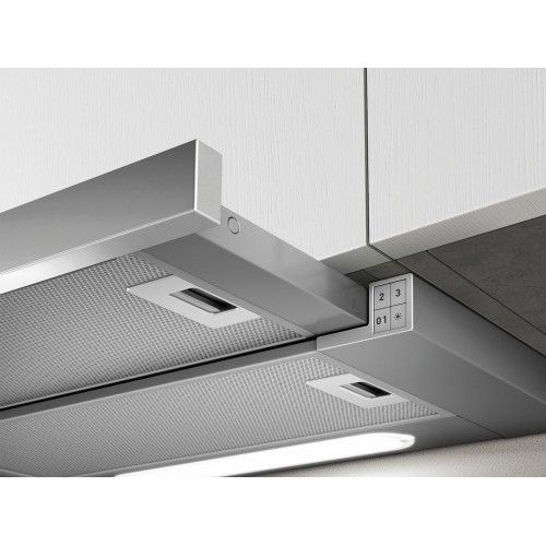 Вытяжка встраиваемая Elica Elite 14 Lux GRIX/A/90 серый/нержавеющая сталь управление: кнопочное (1 мотор)