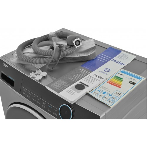 Стиральная машина Haier HW80-B14979S класс: A+++ загр.фронтальная макс.:8кг серебристый инвертор