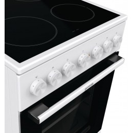 Плита Электрическая Gorenje GEC5B41WG белый стеклокерамика (без крышки)