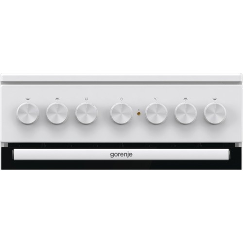 Плита Электрическая Gorenje GEC5B41WG белый стеклокерамика (без крышки)