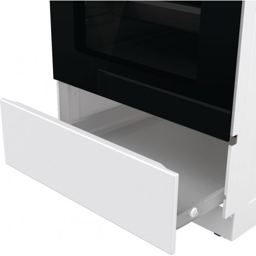 Плита Электрическая Gorenje GEC5B41WG белый стеклокерамика (без крышки)