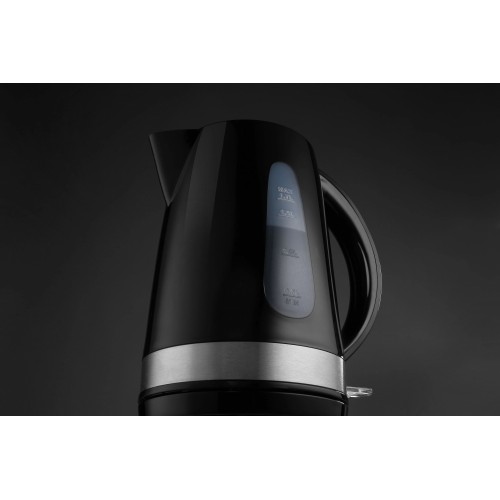 Чайник электрический Gorenje K17BK 1.7л. 2200Вт черный/серебристый корпус: металл/пластик
