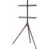 Подставка для телевизора Cactus CS-ST1246BKWN черный/орех 45"-65" макс.32кг напольный