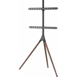 Подставка для телевизора Cactus CS-ST1246BKWN черный/орех 45"-65" макс.32кг напольный