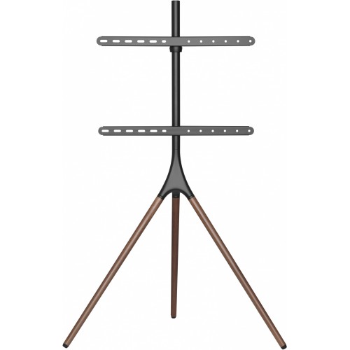 Подставка для телевизора Cactus CS-ST1246BKWN черный/орех 45"-65" макс.32кг напольный