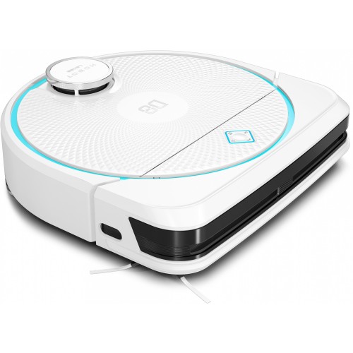Пылесос-робот Hobot Legee D8 белый/бирюзовый