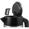 Чайник электрический Bosch TWK4P 1.7л. 2400Вт нержавеющая сталь/черный корпус: металл/пластик (TWK4P440)