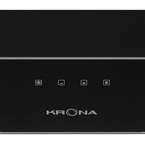 Вытяжка каминная Krona Verein Ii 600 S черный управление: сенсорное (1 мотор)