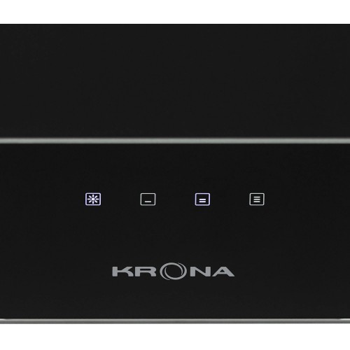 Вытяжка каминная Krona Verein Ii 600 S черный управление: сенсорное (1 мотор)