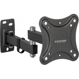 Кронштейн для телевизора Kromax CORBEL-3 черный 10"-32" макс.25кг настенный поворот и наклон