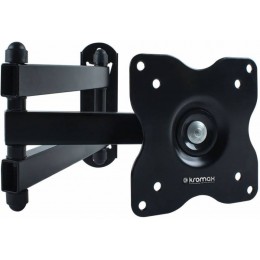 Кронштейн для телевизора Kromax DIX-15 черный 15"-28" макс.30кг настенный поворот и наклон