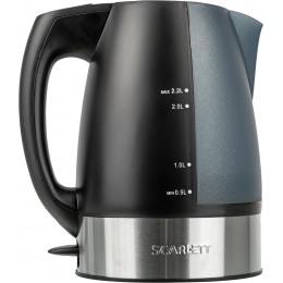 Чайник электрический Scarlett SC-1020 2.2л. 2200Вт черный корпус: пластик