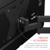 Кронштейн для телевизора Holder LCDS-5038 металлик 19"-50" макс.30кг настенный поворот и наклон