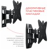 Кронштейн для телевизора Holder LCDS-5038 металлик 19"-50" макс.30кг настенный поворот и наклон