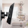 Кронштейн для телевизора Holder LCDS-5038 металлик 19"-50" макс.30кг настенный поворот и наклон