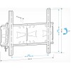 Кронштейн для телевизора Holder LCDS-5071 темный металлик 37"-55" макс.45кг настенный наклон