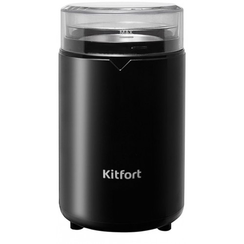 Кофемолка Kitfort КТ-1314 150Вт сист.помол.:ротац.нож вместим.:60гр черный