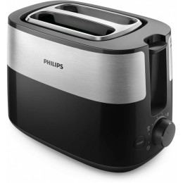 Тостер Philips HD2516 830Вт черный/стальной