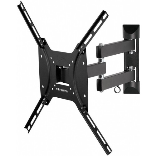 Кронштейн для телевизора Kromax OPTIMA-404 черный 15"-55" макс.35кг настенный поворотно-выдвижной и наклонный