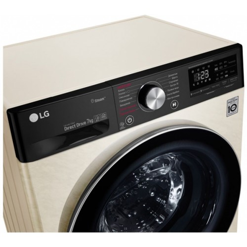 Стиральная машина LG F2V5HS9B класс: A загр.фронтальная макс.:7кг бежевый инвертор