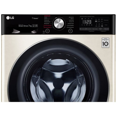 Стиральная машина LG F2V5HS9B класс: A загр.фронтальная макс.:7кг бежевый инвертор