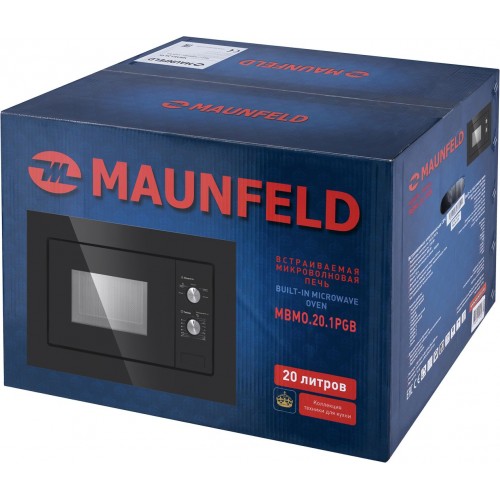 Микроволновая печь Maunfeld MBMO.20.1PGB 20л. 800Вт черный (встраиваемая)