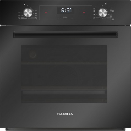 Духовой шкаф Электрический Darina 0V5 BDE 112 708 B1 черный/стекло черное