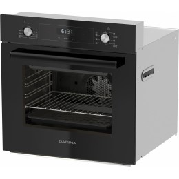 Духовой шкаф Электрический Darina 0V5 BDE 112 708 B1 черный/стекло черное