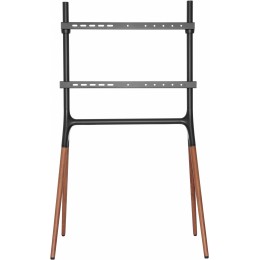 Подставка для телевизора Cactus CS-ST1247BKWN черный/орех 49"-70" макс.40кг напольный