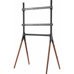 Подставка для телевизора Cactus CS-ST1247BKWN черный/орех 49"-70" макс.40кг напольный