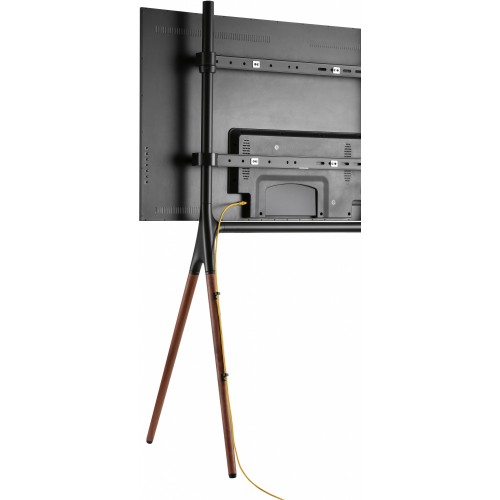 Подставка для телевизора Cactus CS-ST1247BKWN черный/орех 49"-70" макс.40кг напольный