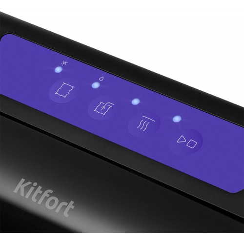 Вакуумный упаковщик Kitfort КТ-1528-1 110Вт 0.55Бар шир.пак.:28см черный/фиолетовый