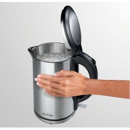 Чайник электрический Gorenje K15DWS 1.5л. 2200Вт нержавеющая сталь корпус: металл/пластик
