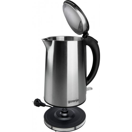 Чайник электрический Gorenje K15DWS 1.5л. 2200Вт нержавеющая сталь корпус: металл/пластик
