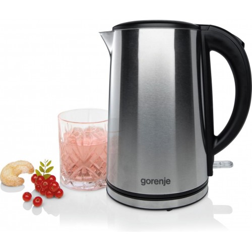 Чайник электрический Gorenje K15DWS 1.5л. 2200Вт нержавеющая сталь корпус: металл/пластик