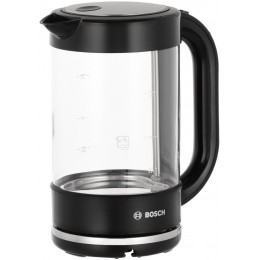 Чайник электрический Bosch TWK70B03 1.7л. 2400Вт черный корпус: стекло/пластик
