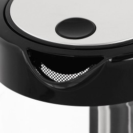 Чайник электрический Bosch TWK70B03 1.7л. 2400Вт черный корпус: стекло/пластик